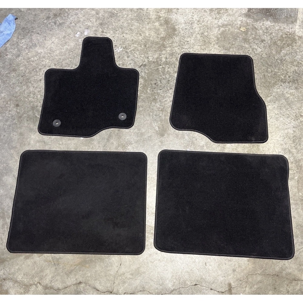 FORD F150 TRUCK CREW CAB GENUINE OEM BLACK FLOOR MATS | 2015-2020  4- PIECE SET